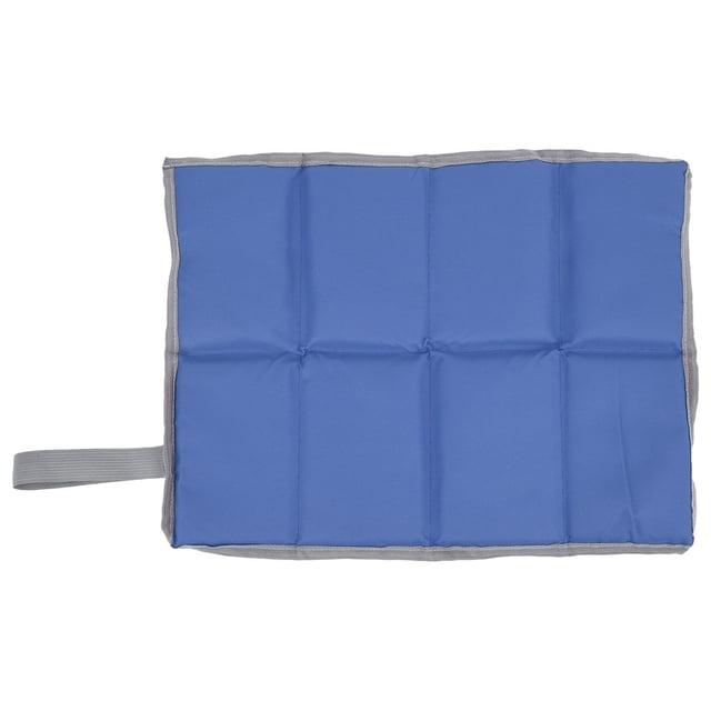 Cojín de picnic de 3 capas de espesamiento a prueba de humedad, repelente al agua, cojines de costura confiables para exteriores, color azul