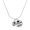 Silver, variant on Gold-tone Black Spider on Web Spinner - Silvertone Senior Class of 2026 Dome Necklace, 18"