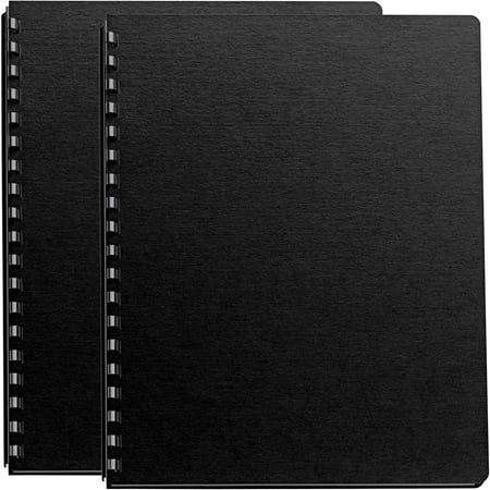 (2 pack) (2 Pack) Fellowes, FEL5224701, Futura Oversized Presentation Covers, 25 / Pack, Black
