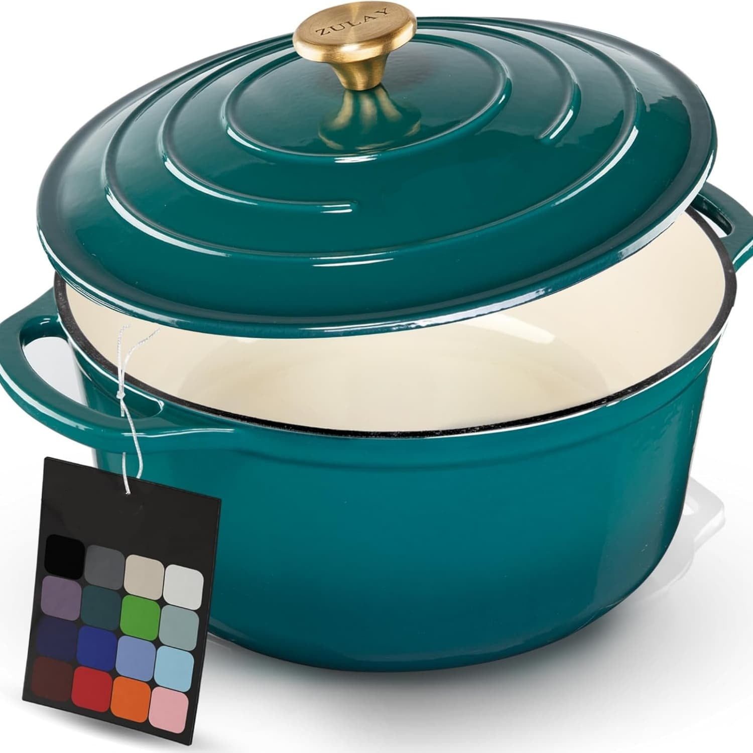 Made In Cookware - Oval Dutch Oven 7.5 Quart - Hudson Green