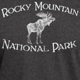 thumbnail image 3 of CafePress - Rocky Mountain National Park (Moose) Dark T Shirt - Men's Classic Graphic Cotton T-Shirt, 3 of 4
