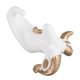 thumbnail image 5 of Gancho De Pared De Forma Animal Hanger Montada En Resina Para La Llave De Toalla De Abrigo, Decorativo Sin Gancho Colgante De Taladro Con Cuernos Extraíbles,, 5 of 7
