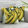 thumbnail image 3 of Shiartex  Banana Print Print Corduroy Throw Pillow Covers Soft Square Throw Pillow Case Home Decorations for Bed Sofa Living Room ,Multi-Size, 3 of 5