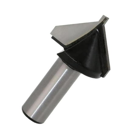 

Carbide Tipped V-Groove Router Bit 1/2 Shank Rotary Cutting Tools for Wood/Plastic/Chipboard