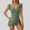 *Army Green^, variant on ClodeEU Women's V Neck Backless One Piece Swimsuit with Lace Sleeves and Tie Army Green^,Womens Plus S