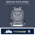 thumbnail image 5 of FORMRS Unisex School Backpack 17" Student Travel Bag with Laptop Compartment, Cute Chubby Cat, 5 of 7