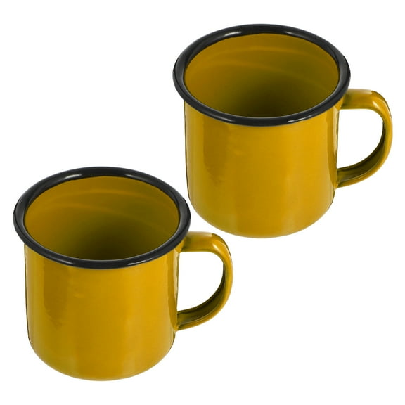 2 Pcs Vintage Shot Glass Espresso Coffee Coffee Supply Iron Drinking Cup Porter Mug Portable Milk Mug Travel