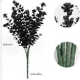 thumbnail image 2 of 12 Bundles Artificial Fake Flowers, Faux Outdoor Plastic Plants UV Resistant Shrubs Outside Indoor Decorations,UV Resistant Faux Plastic Plants Garden Porch Window Box (Orange Red) A, 2 of 4