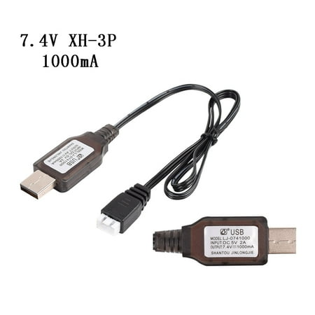 Sardfxul High Quality Universal 7.4v Charger 2000mA/1000mA/500mA XH-3P 2S Li-ion Electric RC Toy Drone USB Charger Accessories