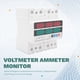 thumbnail image 5 of Voltímetro Amperímetro con Protector de Sobretensión y Subtensión Ajustable Trifásico 3P4W Protección de Límite de Corriente de Riel DIN 63 A, 5 of 5