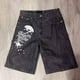 thumbnail image 5 of Pantalones cortos de estilo Vintage para hombre y mujer, Shorts vaqueros holgados con estampado de Hip Hop, Y2K, estilo gótico de baloncesto, novedad de verano, 5 of 5