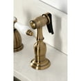 thumbnail image 3 of Kingston Brass KB1798BPLBS 8 x 16 in. Widespread Kitchen Faucet with Brass Sprayer, Satin Nickel, 3 of 7