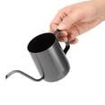 thumbnail image 5 of VIFERR Cafetera 350ml Acero Inoxidable Cuello de Cisne Caño Estrecho Café Olla de Goteo Hervidor Tetera(Negro), 5 of 5