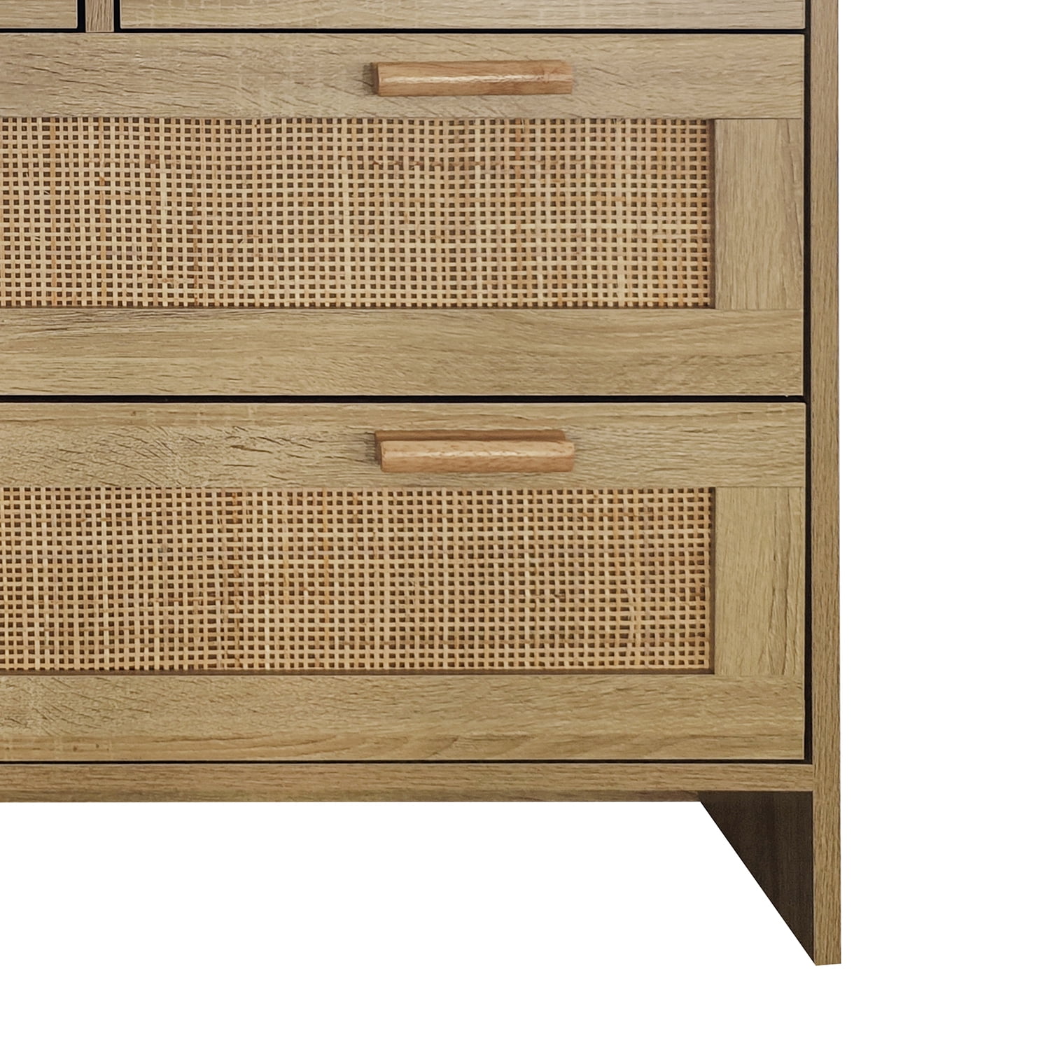 Kadyn 4 Drawers Rattan Cabinet, Particle Board Dresser for Bedroom, Kitchen Storage Cabinet with Drawers, Chest of Drawers, Natural Kadyn 4 Drawers Rattan Cabinet, Particle Board Dresser for Bedroom, Kitchen Storage Cabinet with Drawers, Chest of Drawers, Natural
