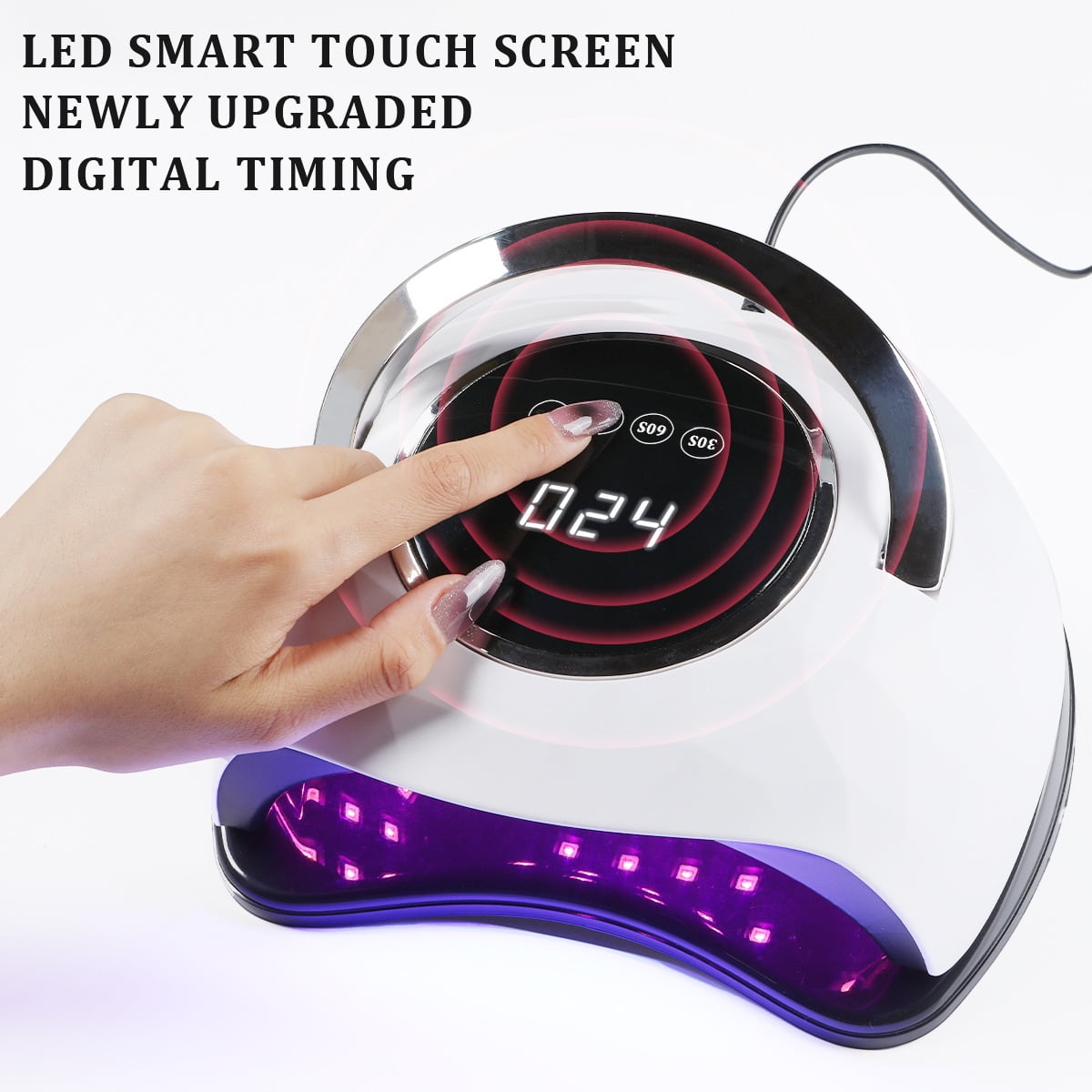288W Nail Quick Dryer LED Light UV Varnish Gel Curing Machine Electric Nail Lamp