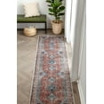 thumbnail image 6 of Well Woven Lotus Menda Blush Vintage Bohemian Meallion Oriental 2'7" x 9'10" Runner Machine Washable Flat-Weave Area Rug, 6 of 8