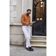 thumbnail image 3 of COOFANDY Mens Casual Button Down Shirt Long Sleeve Lightweight Jacket Fashion Textured Shirts, 3 of 6