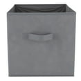 thumbnail image 5 of Simplify Collapsible Fabric Storage Cube in Grey, 5 of 6