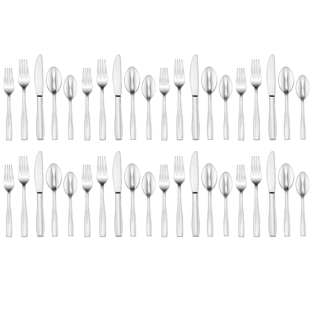 Cuisinart CFE20PSN Sienna Elite Flatware Set Forks Knives Spoons