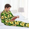 thumbnail image 5 of KLL Avocado Sleepwear Mens Flannel Pajamas,Long Cotton Pj Set, 5 of 7