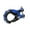 Black and blue, variant on Winch Hook D Rings Shackle with Trailer Hook Towing Capacity Sturdy Vehicle Recovery Gear for Truck UTV
