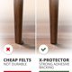 thumbnail image 5 of Protectores para muebles X-Protector 15 x 11 cm, uso rudo, 8 hojas, 5 of 6