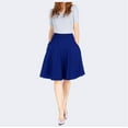 thumbnail image 4 of 2025 Women's High-Waisted A-Line Office Skirt with Pockets - Stretch Yoga Skirt for Work & Weekend, 4 of 13