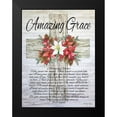 thumbnail image 2 of Jacobs, Cindy 19x24 Black Modern Framed Museum Art Print Titled - Amazing Grace Christmas Cross, 2 of 5