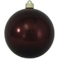 thumbnail image 2 of Christmas By Krebs Ornament, Large Commercial Grade Indoor and Outdoor Shatterproof Plastic, UV and Water Resistant Ball Ornament Decorations (Shiny Hot Java Brown, 6 inch (150mm)), 2 of 7