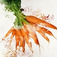 thumbnail image 2 of Allen, Kimberly 26x26 Black Ornate Wood Framed with Double Matting Museum Art Print Titled - Veggies 3, 2 of 4