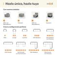 thumbnail image 4 of Sala Seccional Modular Esquinera Adapti 5 Plazas | Gris Niebla, 4 of 8