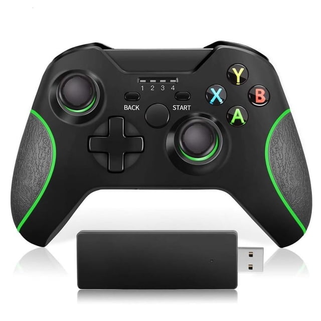 Mando inalámbrico Topwoner mejorado compatible con Xbox One/One S/One X/One Elite/PS3/Windows 10 | Doble vibración