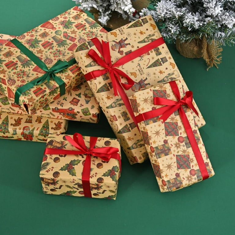Christmas Kraft Wrapping Paper Ideas