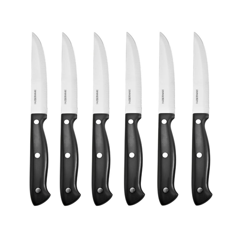 Farberware Professional 15-piece Forged Triple Riveted Knife Block Set with  Built-in Edgekeeper Knife Sharpener, High-Carbon Stainless Steel Kitchen