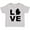 AC-Heather Grey, variant on Inktastic Love Michigan Boys or Girls Toddler T-Shirt