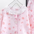 thumbnail image 5 of CAUYDY Kids Girl Sleepwear Pajamas for Child 5-7T 8-10Y Long Sleeved Top Elastic Pants 2 Piece Cute Set Girls Fall Winter Clothes Sizes 7-8 Years,Pink, 5 of 8