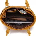 thumbnail image 6 of MKF Collection Lucy Women's Tote Bag, Crossbody Bag Vegan Leather Shoulder Bag Hanbag Purse by Mia K - Mustard, 6 of 7