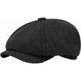 thumbnail image 2 of CoCopeaunts Newsboy Hats for Men Winter Hat Vintage Retro Octagonal Newsboy Cap Autumn Winter Artist Painter Beret Hat, 2 of 7