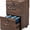 Dark Brown, variant on Black Wooden File Cabinet, 3 Drawer Vertical File Cabinets with 3 Lock,Printer Stand Mobile Storage Cabinet,Filing Storage Drawer for Home,Office,Black(15.75" L x 15.75" W x 26.1" H)
