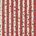 thumbnail image 3 of Ambesonne 4th of July Duvet Cover Sets, Stars and Stripes Image, 2-Queen, Beige Rust and Night Blue, 3 of 7