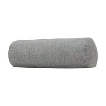 LAMIRO Cotton and Linen Long Cervical Pillow Solid Color Round Cervical Pillow Sofa Cushion Round Neck Bolster Pillows