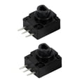 thumbnail image 1 of 1 Ensemble 2 Pcs Pièces de Rechange Noires / Bouton Rt pour Manette 360, 1 of 8