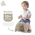 Yvolution My Buddy Roller 2-in-1 Rabbit Plush Ride-On Toy, Rocker ...