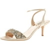 Badgley Mischka Womens Richelle Heeled Sandal 7.5 Soft Nude