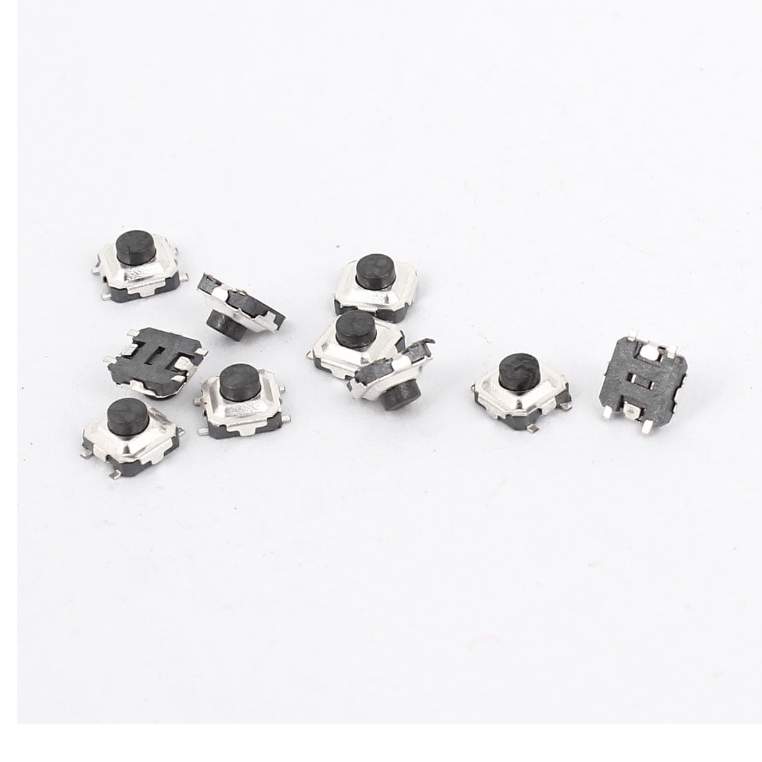 10pcs Robojax 6x6x13mm Tactile Push Button Micro Switch - 4 Pin, Momentary, DC12V 0.1A