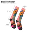 thumbnail image 2 of Vsdgher Cowboy Boots With Flowers Knee Socks, High Socks Long Stretchy Sock Women Knee High Stocking, Long Socks for Women, 2 of 6