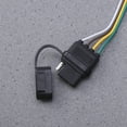 thumbnail image 4 of 4 pin trailer connector 4 Wire Flat Extension 4-Way Flat Connector Plug Socket for Trailer, 4 of 7