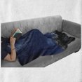 thumbnail image 6 of Space Soft Flannel Fleece Blanket, Himalaya Mountain Tops at Starry Night Time with Stars Earth Cosmos in Northern Lands, Cozy Plush for Indoor and Outdoor Use, 50" x 70", Blue Grey, by Ambesonne, 6 of 6