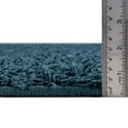 thumbnail image 4 of Unique Loom Solace Comfort Solid Shag Rug ,Runner,2' 6" x 13' 1" Sapphire Blue Shag Solid Bathroom Hallway Mud Room, 4 of 6