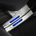 thumbnail image 5 of Cubierta protectora de placa de desgaste de umbral de puerta de coche de acero inoxidable para Toyota Corolla Cross XG10 2021 2022 2023, accesorios híbridos, 5 of 5